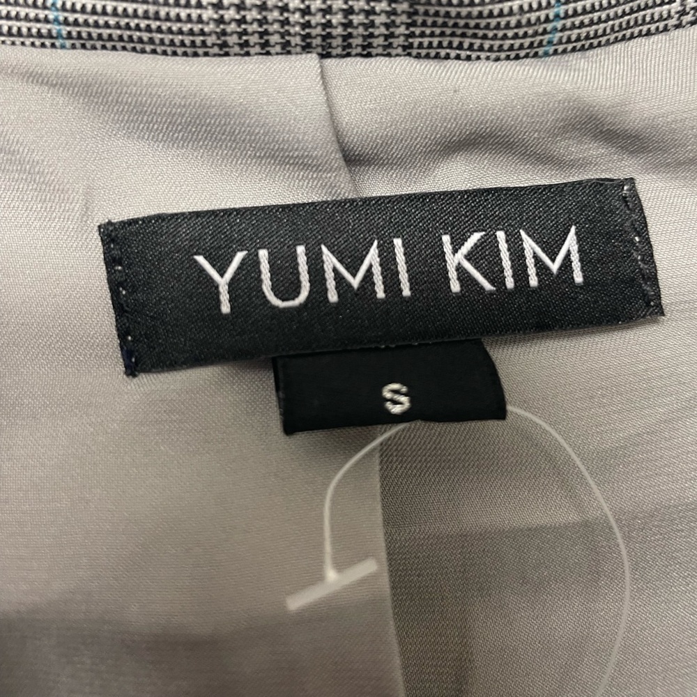 Yumi Kim NWOT Grey & Blue Plaid Blazer Size Small - Picture 12 of 15